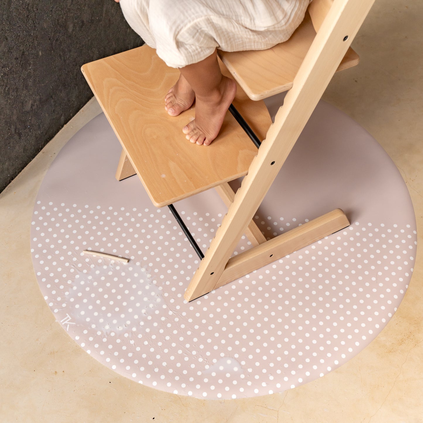 Spotted Splat Mat in Clay