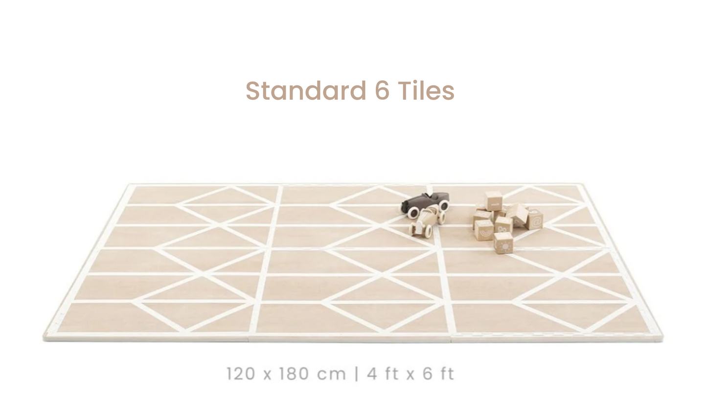 Nordic Puzzle Playmat in Vintage Nude