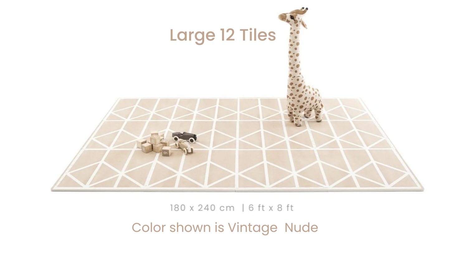 Nordic Puzzle Playmat in Nordic Clay