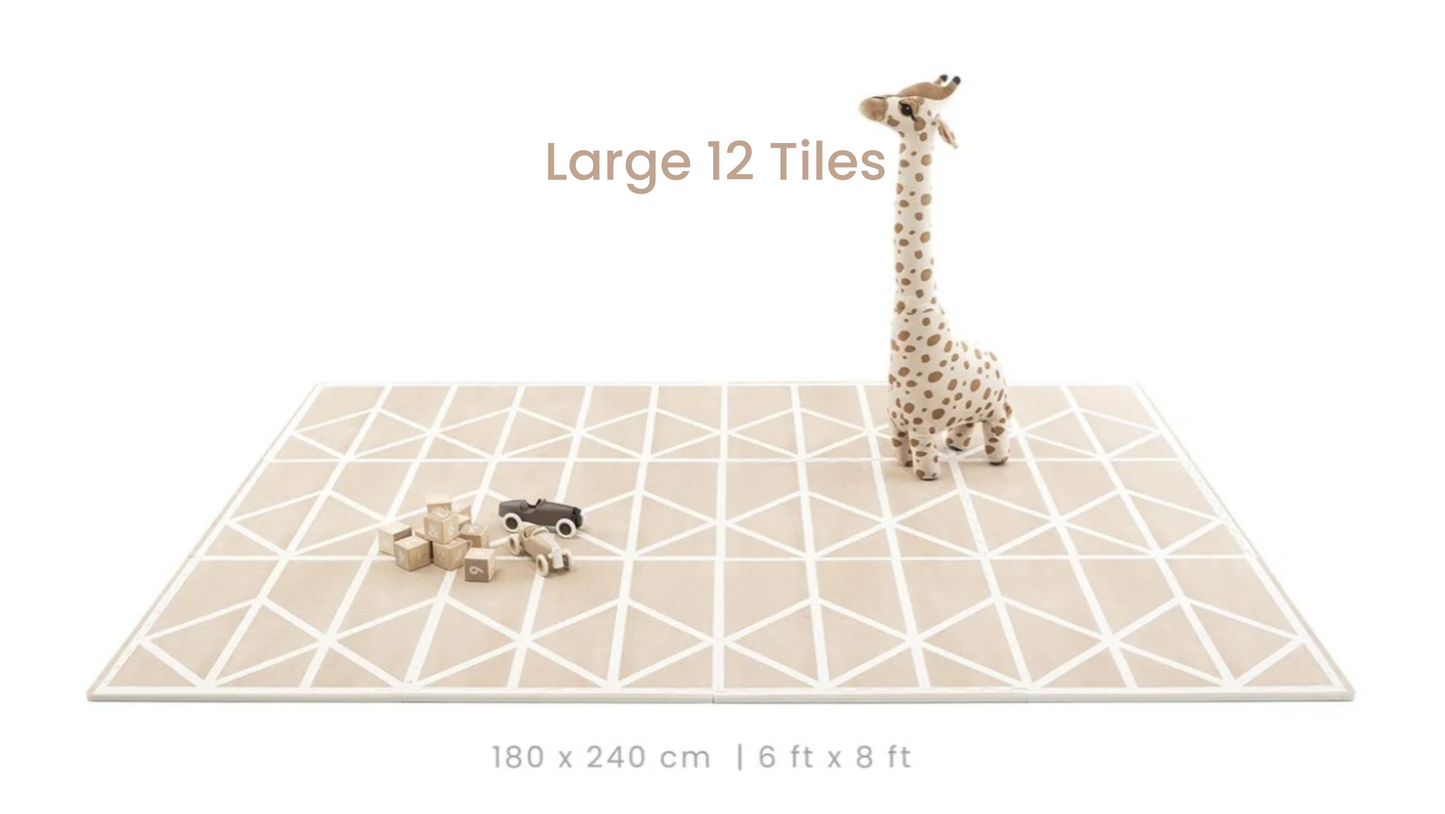 Nordic Puzzle Playmat in Vintage Nude