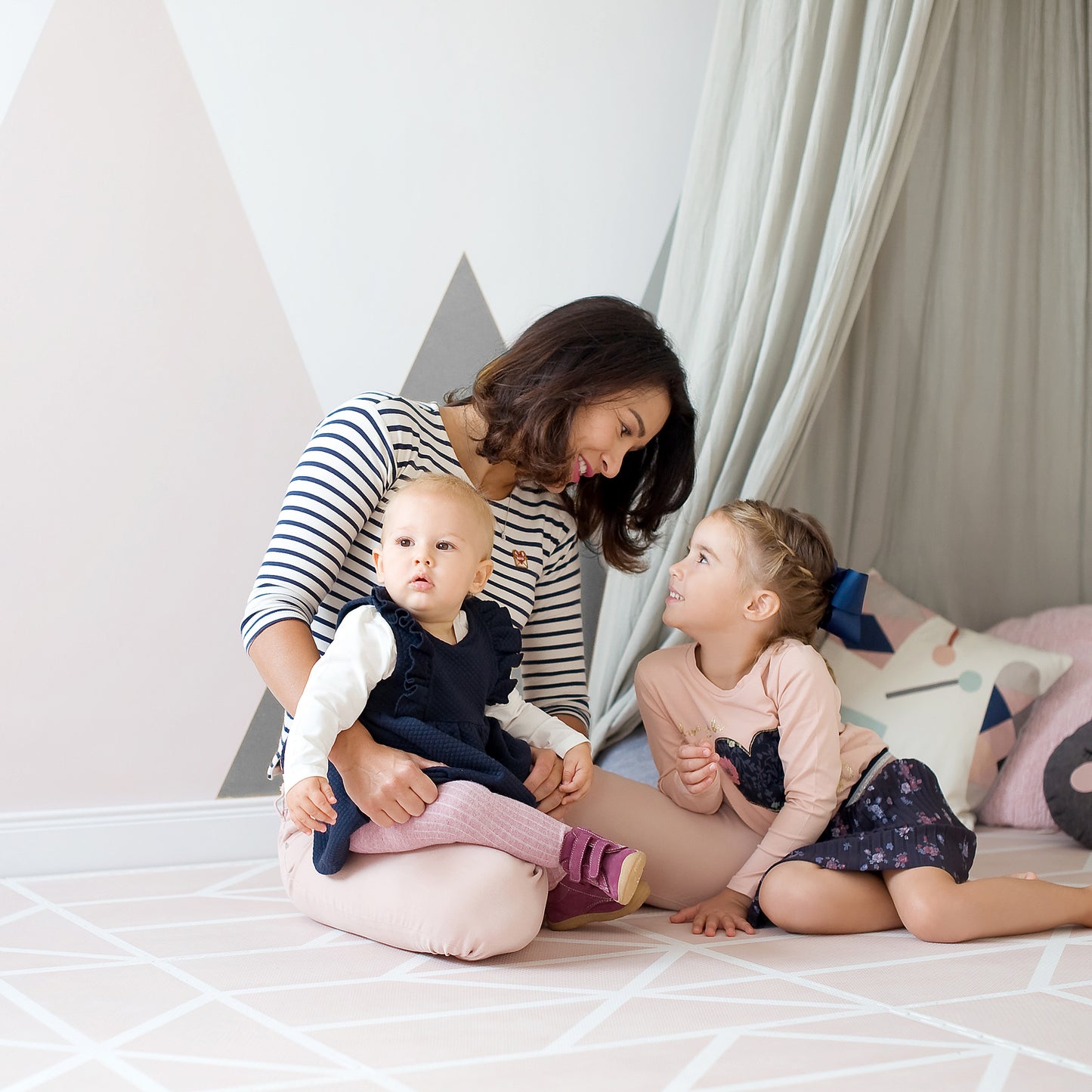 Nordic Puzzle Playmat in Vintage Nude
