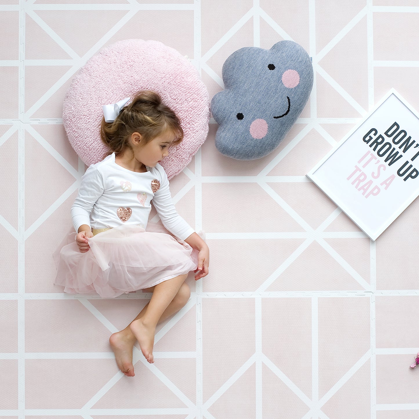 Nordic Puzzle Playmat in Vintage Nude