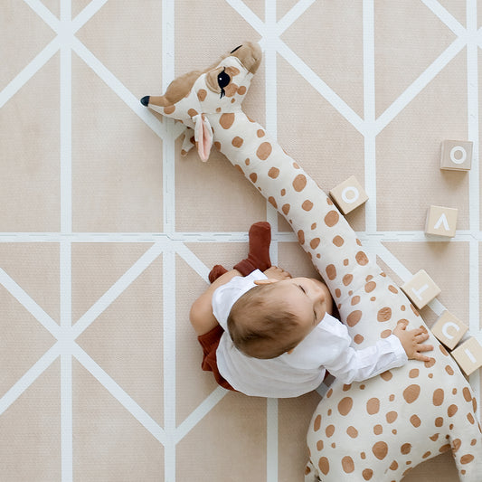 Nordic Puzzle Playmat in Nordic Clay
