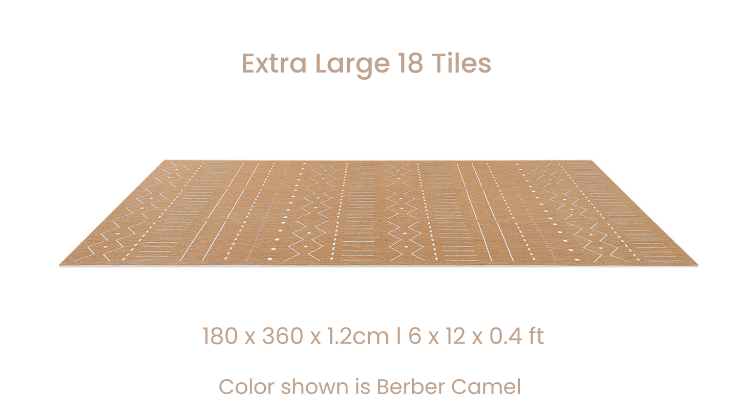 Berber Puzzle Playmat in Camel