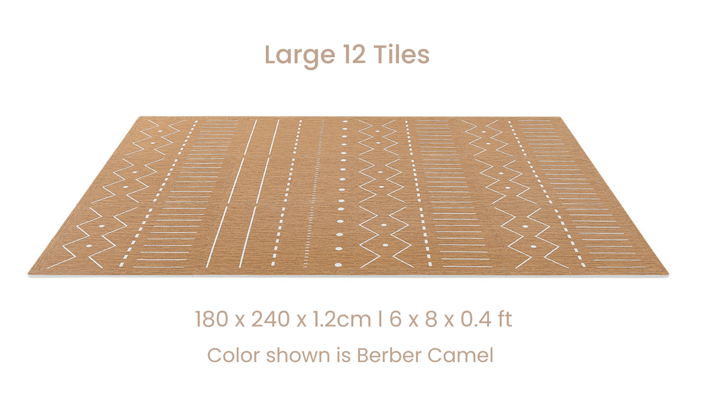 Berber Puzzle Playmat in Camel