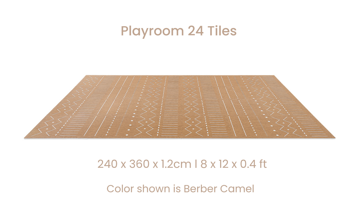 Berber Puzzle Playmat in Camel