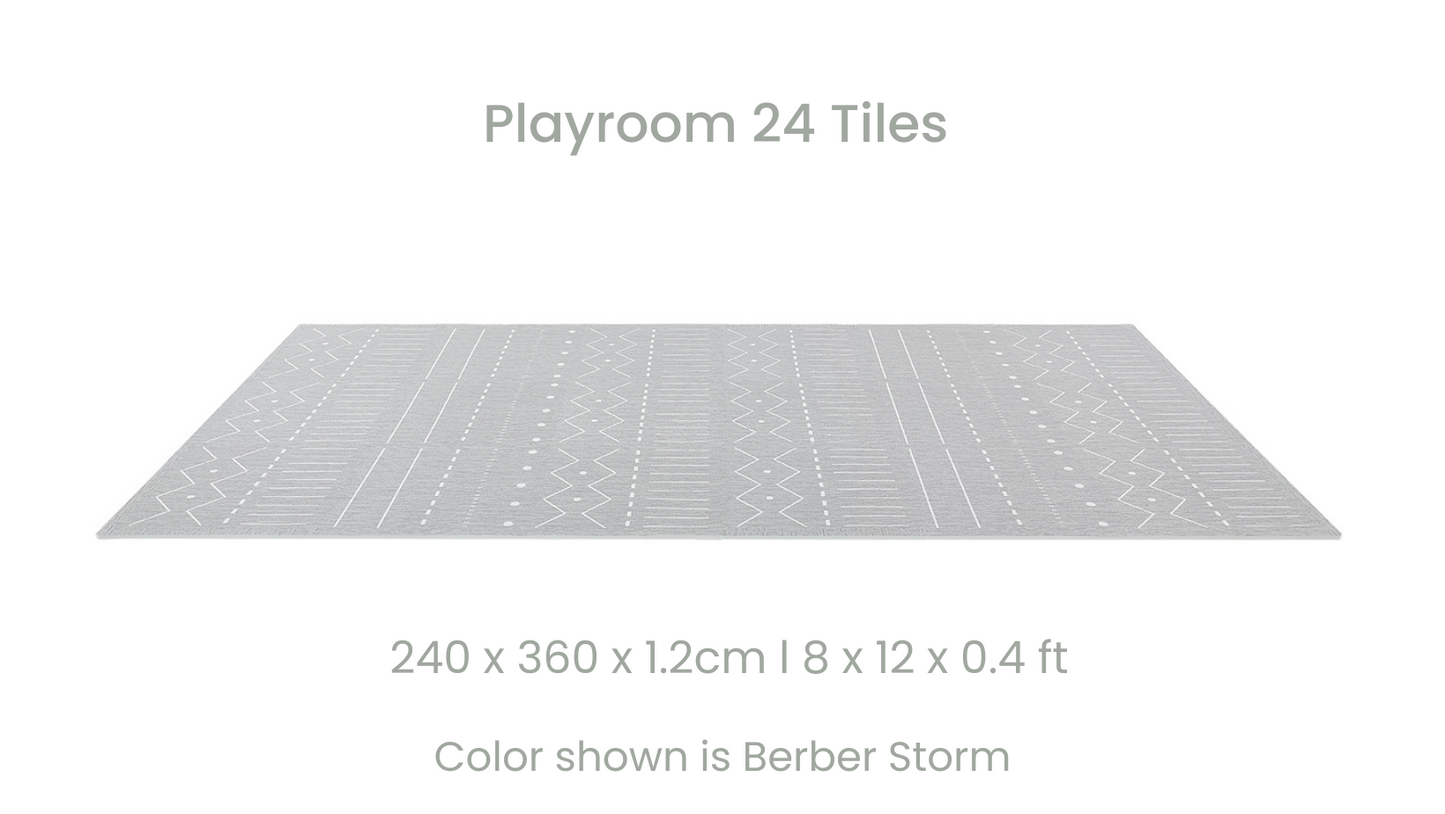 Berber Puzzle Playmat in Storm