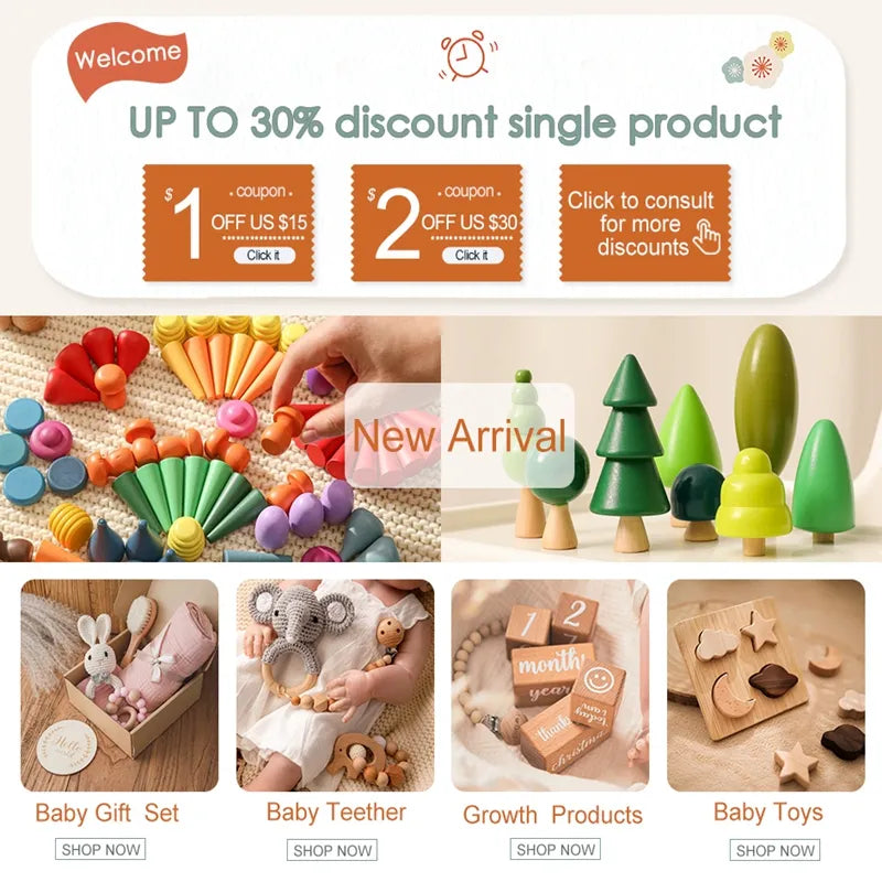 8Pcs Educational Rainbow Silicone Stacker: A Safe and Creative Playtime Companion