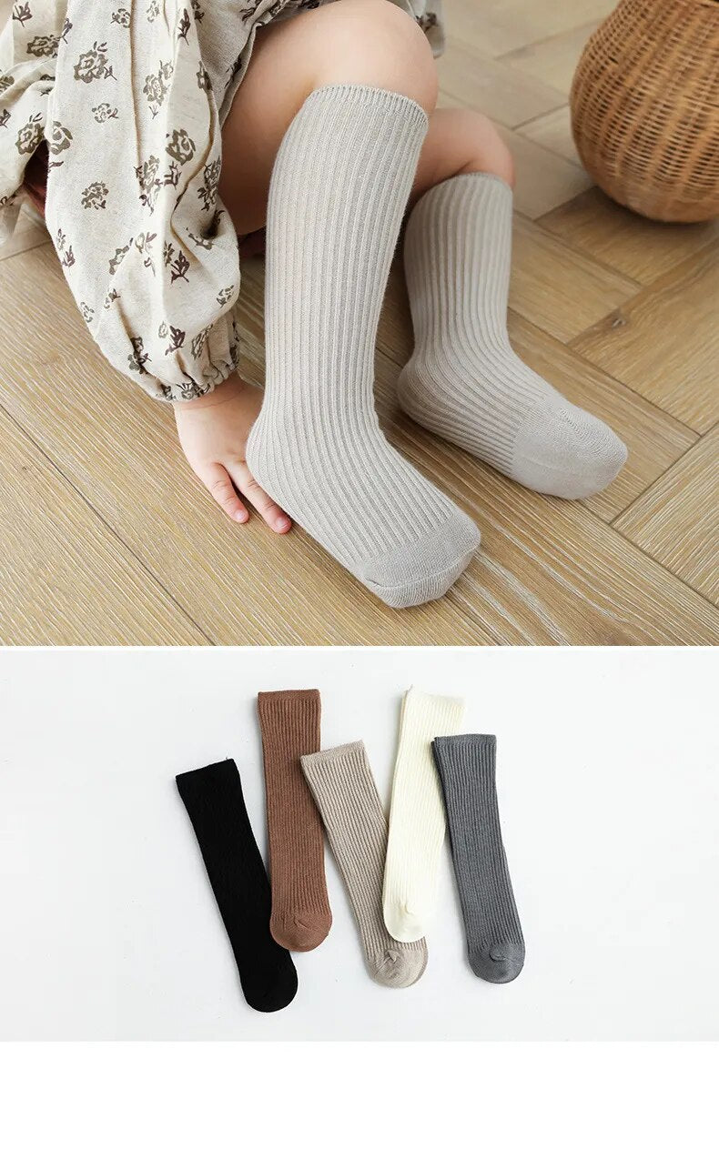Adorable Tube Knee Socks with Lace Sizes 0-8y