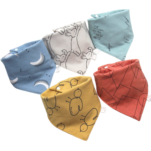 Baby Bandana Drool Bibs 5 Pack