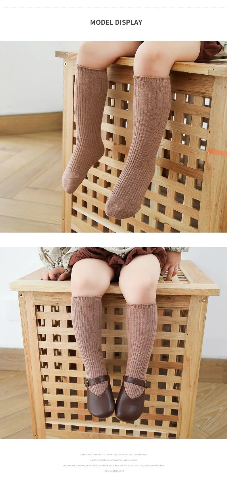 Adorable Tube Knee Socks with Lace Sizes 0-8y
