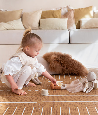 Berber Puzzle Playmat in Camel