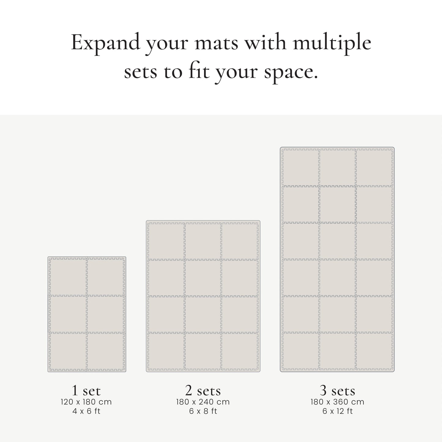 Nordic Puzzle Playmat in Vintage Nude