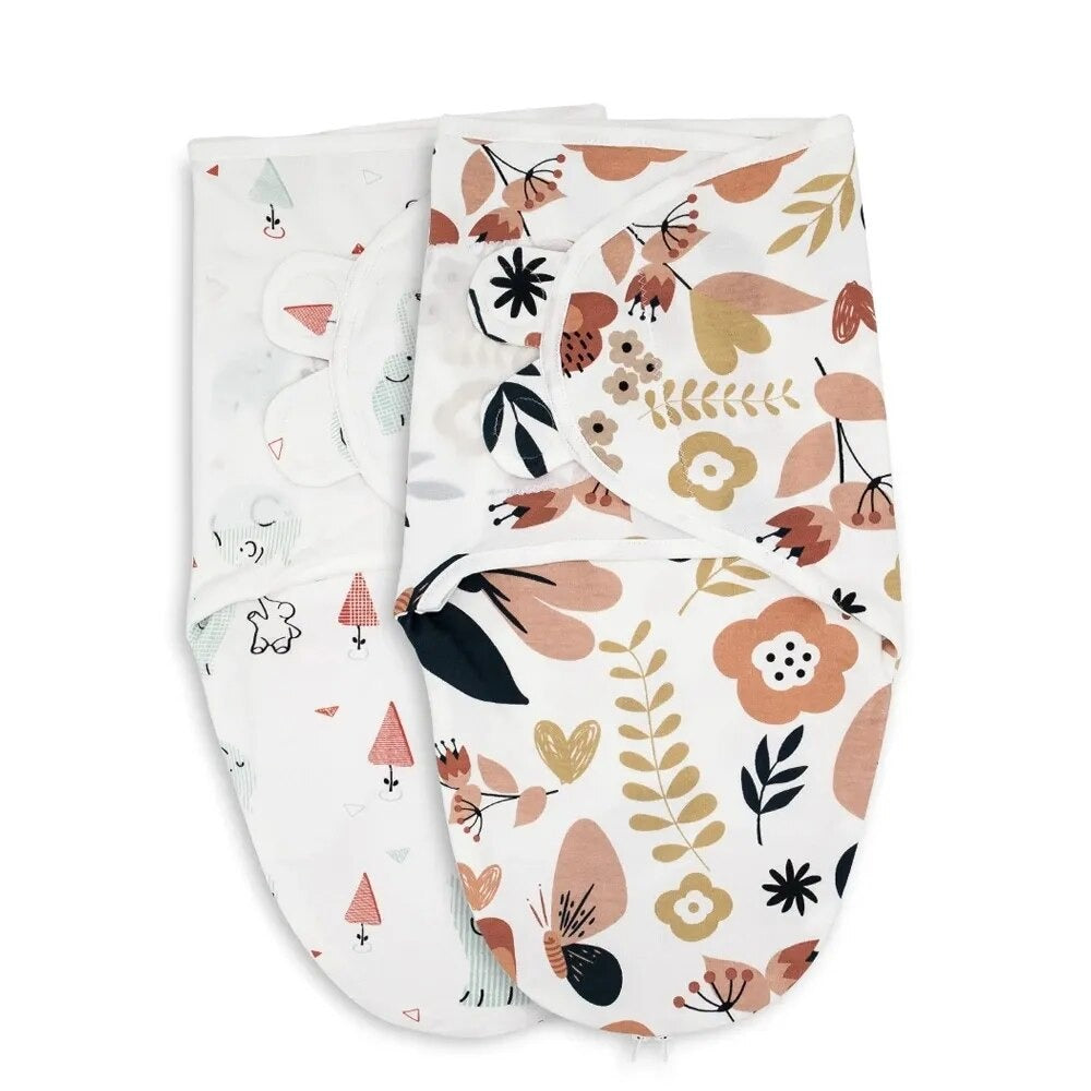 2Pcs/Set Baby Sleeping BagSwaddle 0- 6m
