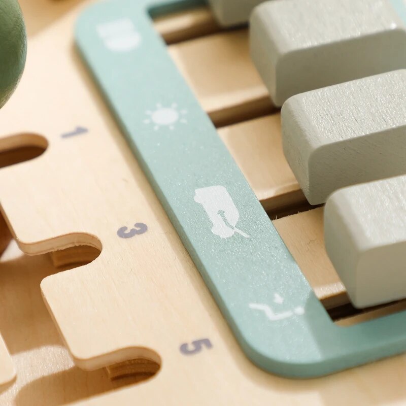 Wooden Car Dashboard Toy for Kids: Imagination-Powered Fun