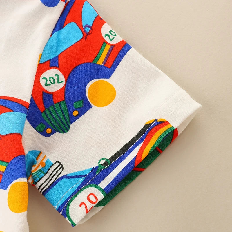 Boys summer shirt, for kids 2-7y