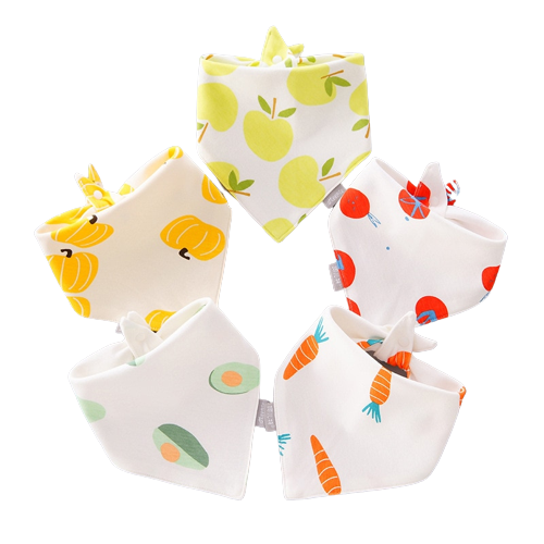 Baby Bandana Drool Bibs 5 Pack