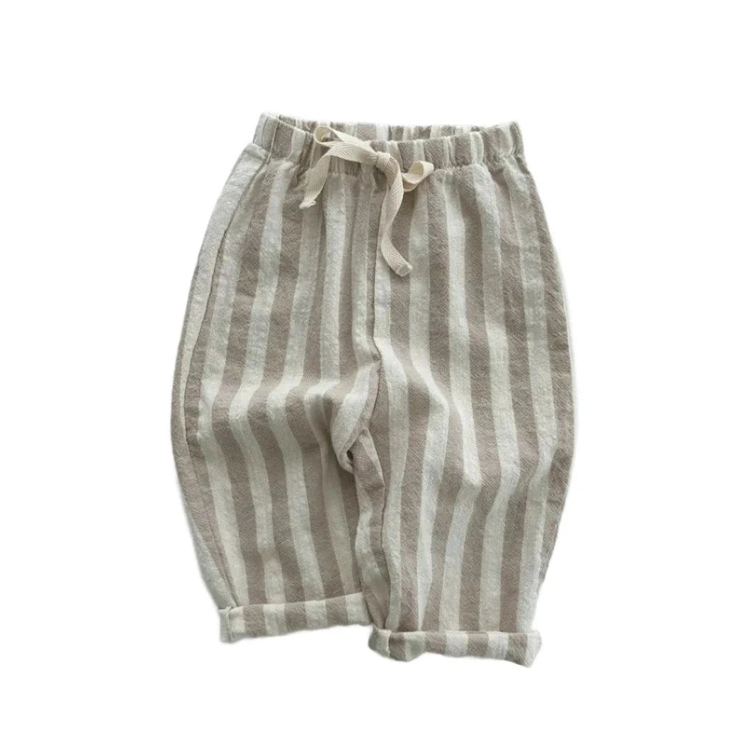 Jory Casual Loose Striped Long Pants 1-6y