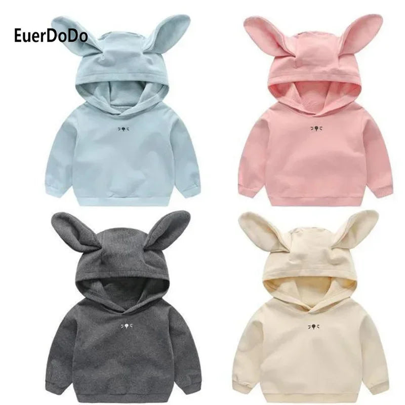 Binna Bunny Hoodies Sweatshirt 2 Types, regular, Flee Warm or Cool
