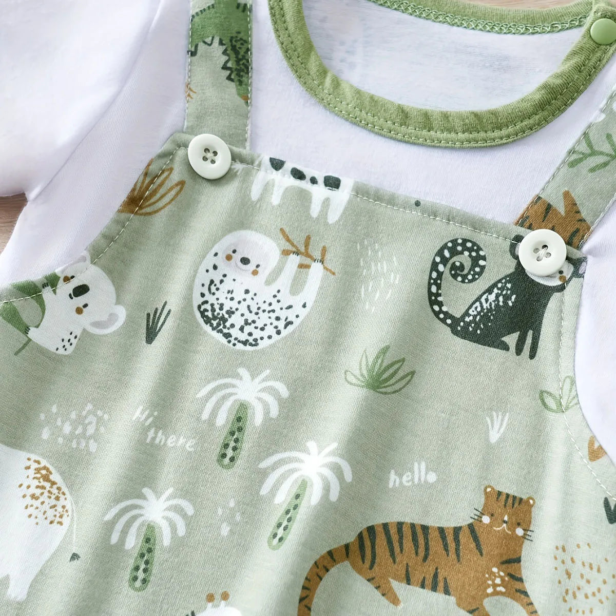 Leo Adorable Infant Zoo Romper