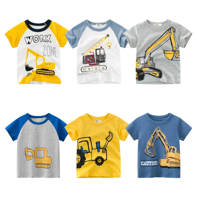 Boys truck t-shirts