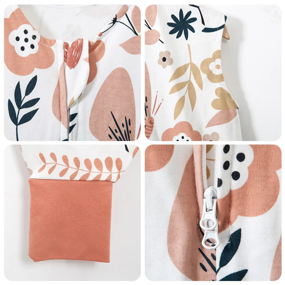 100% Cotton Baby Sleeping Bag Sizes 12m to 5y (4 Styles) for warmer climates 28-32℃ Summer