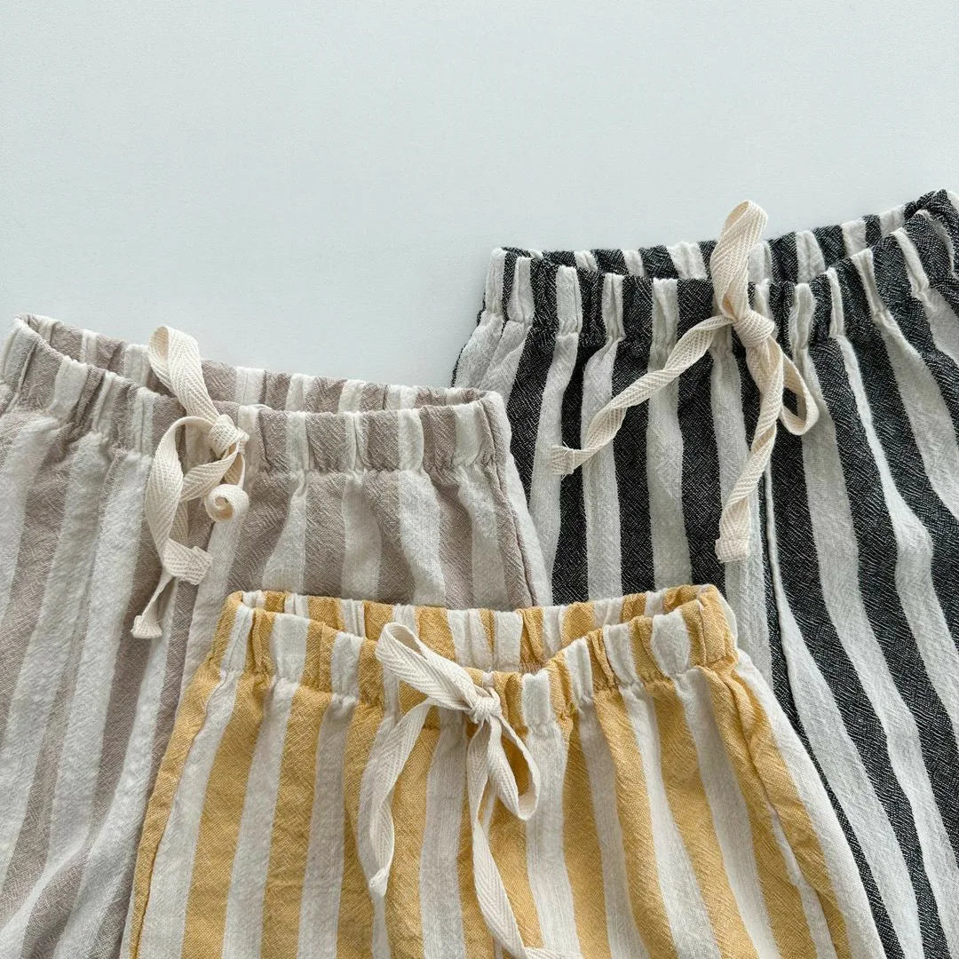 Buxur Casual Loose Striped Long Pants 1-6y