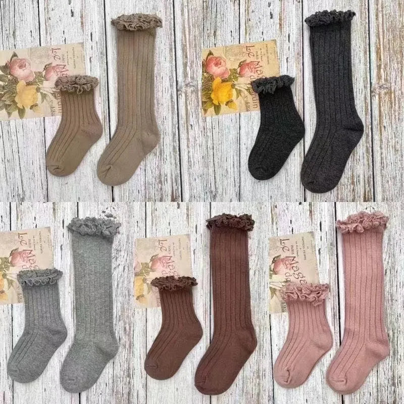 Sokkar Ruffle Cotton Socks for Kids