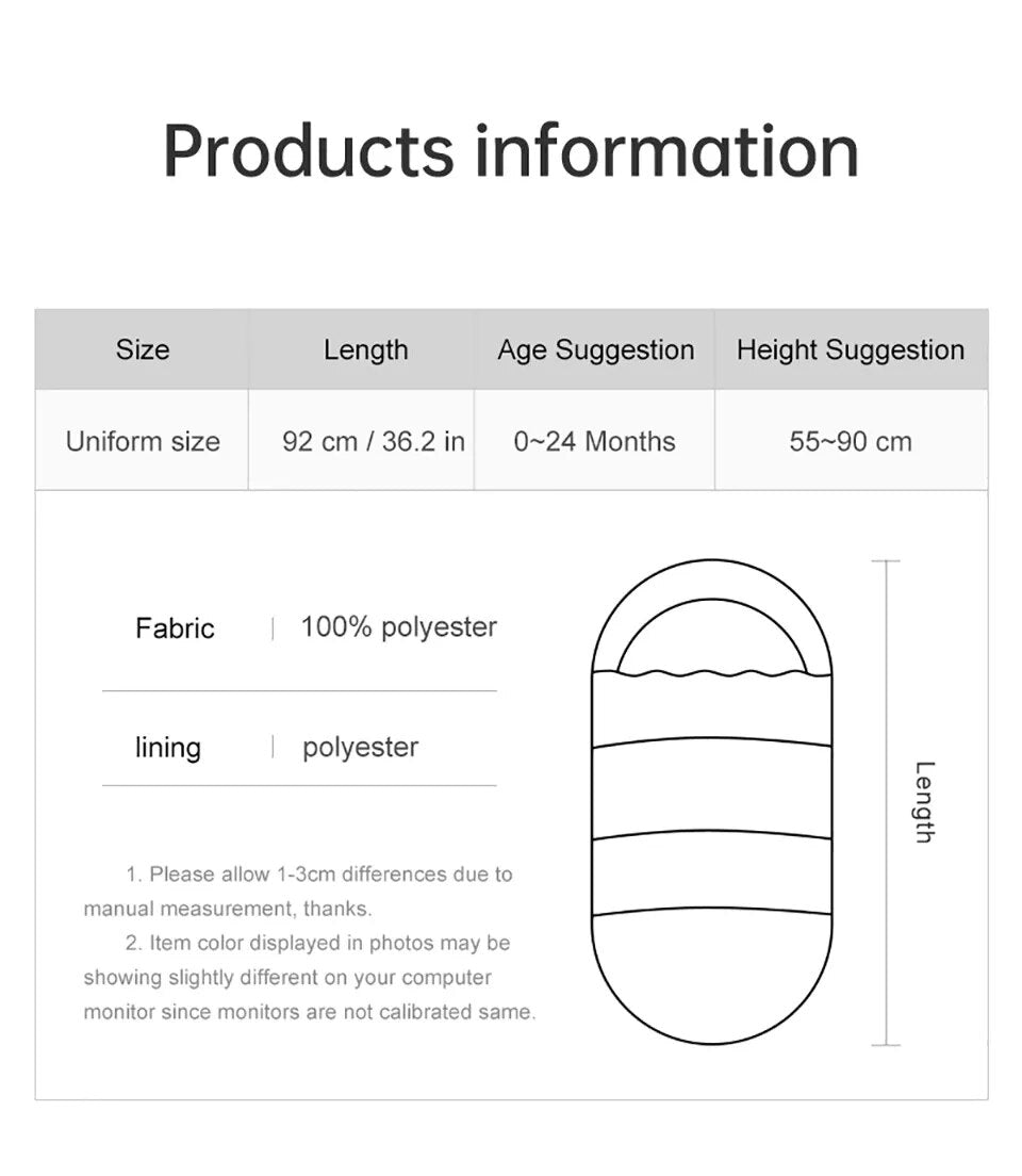 The Ultimate Stroller Sleepsack: Cozy and Versatile 0-24m (8 Styles)