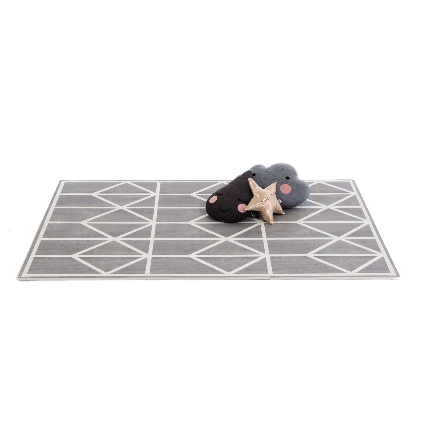 Nordic Puzzle Playmat in Pebble