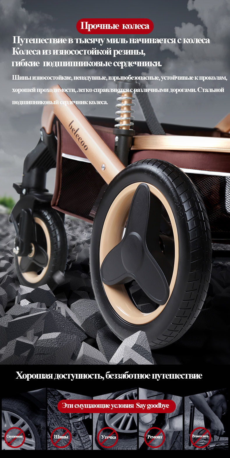 Luxury Baby Stroller 3 in 1 High Landscape Baby Cart Can Sit Can Lie Portable Pushchair Baby Cradel Infant Carrier Free Shipping