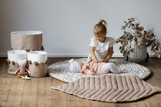 Tan Leaf Mat