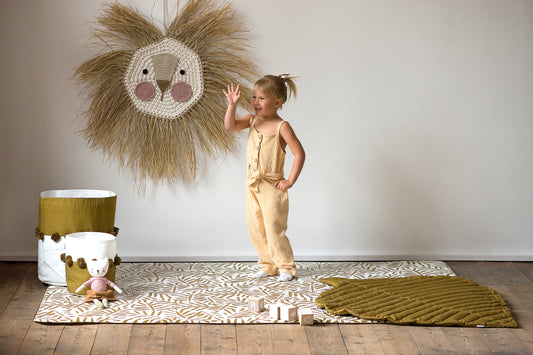 Sand Castle Leaf Mat