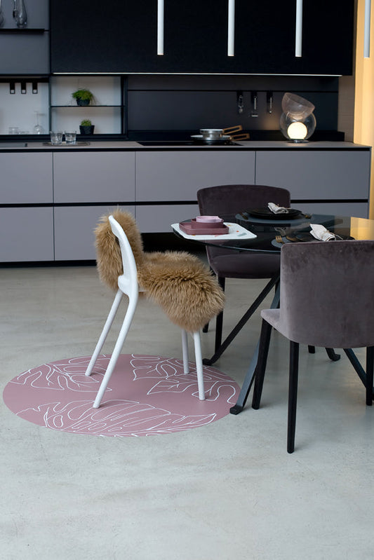 Jungle Splat Mats in Nude