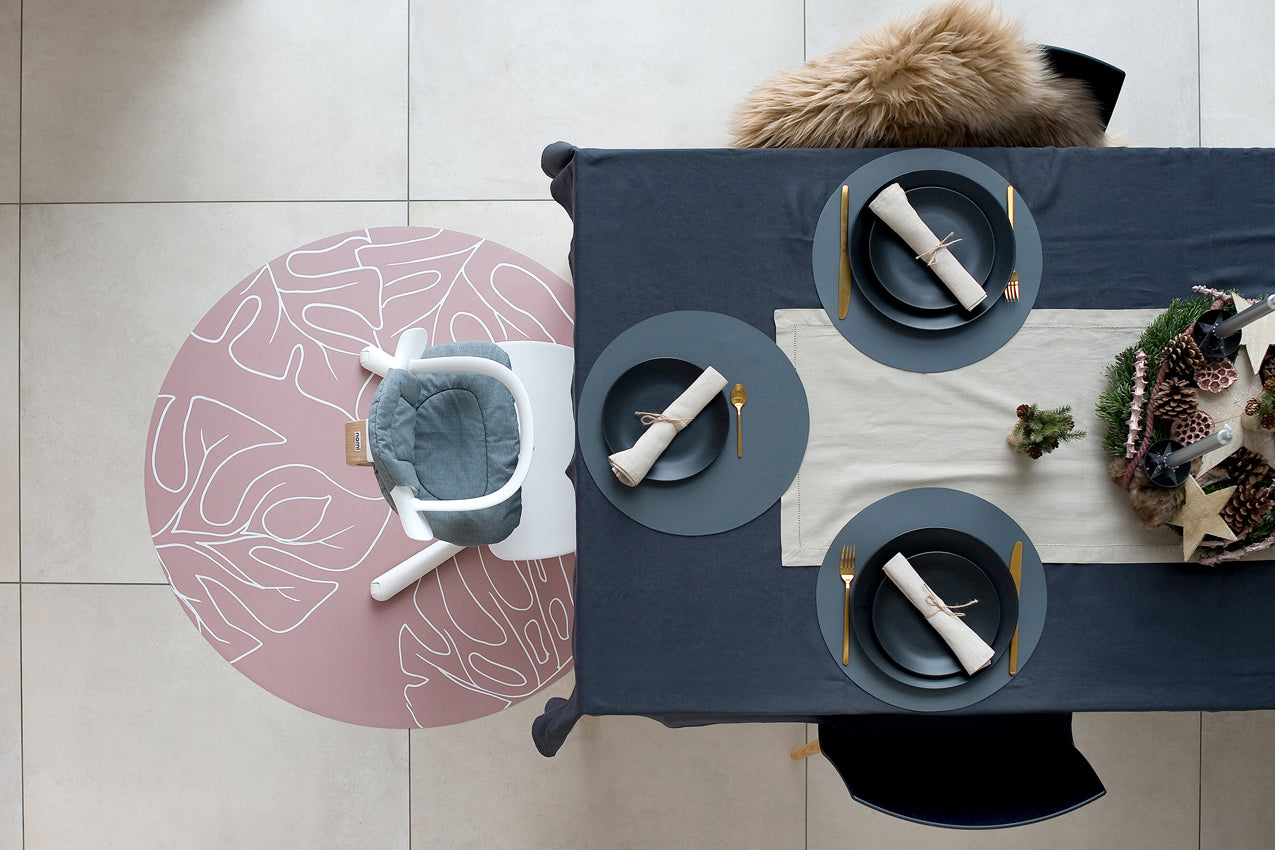 Jungle Splat Mats in Nude