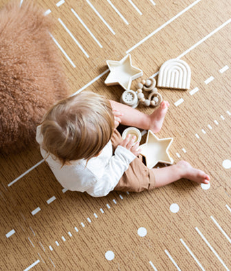Berber Puzzle Playmat in Camel
