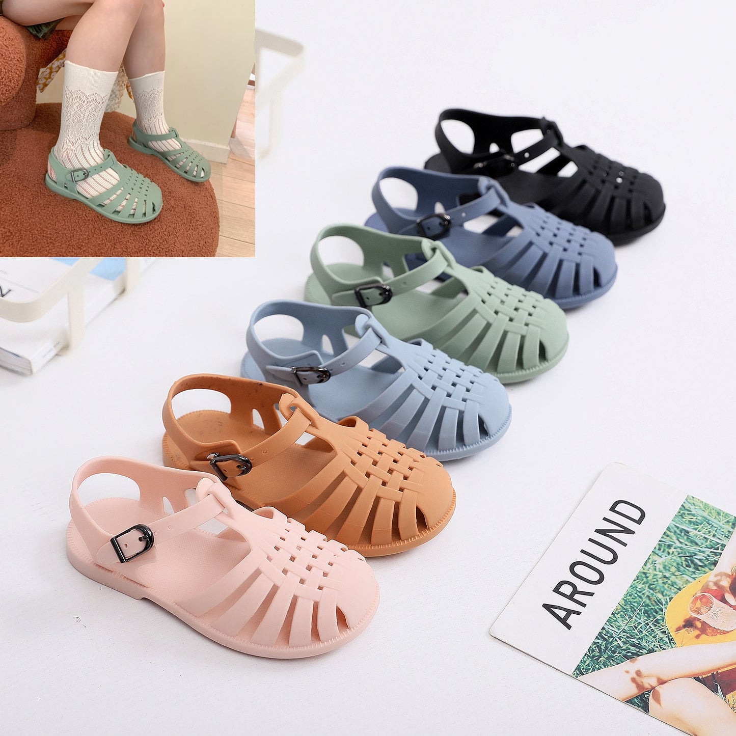 Sandalia Non-slip Jelly Shoes / Beach Shoes Sizes 22-35