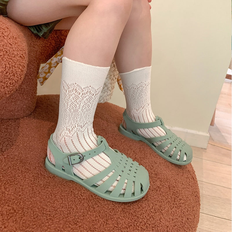 Sandalia Non-slip Jelly Shoes / Beach Shoes Sizes 22-35