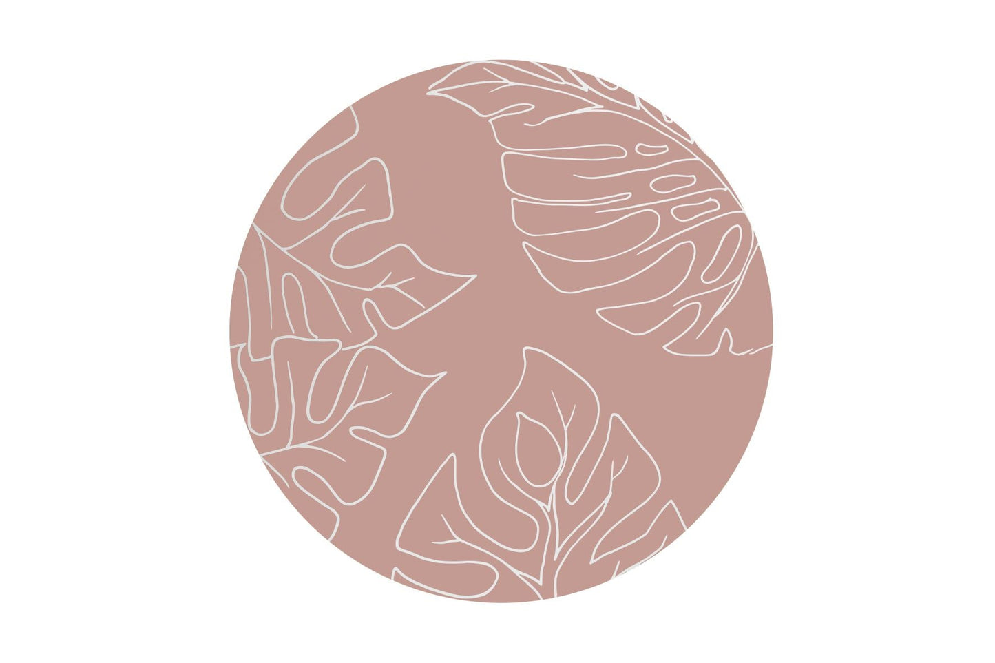 Jungle Splat Mats in Nude
