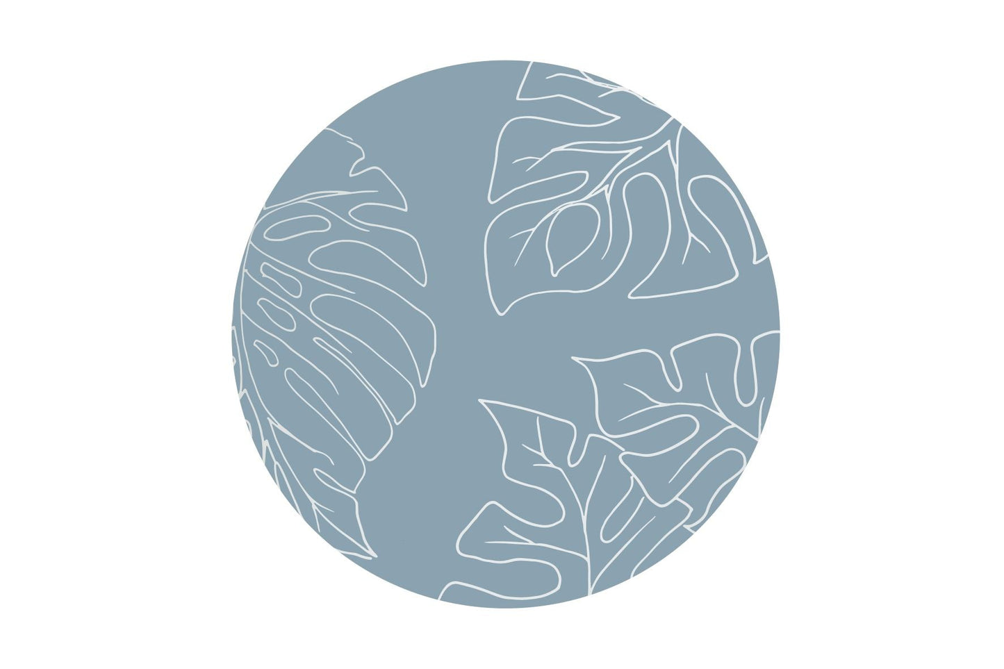 Jungle Splat Mats in Teal