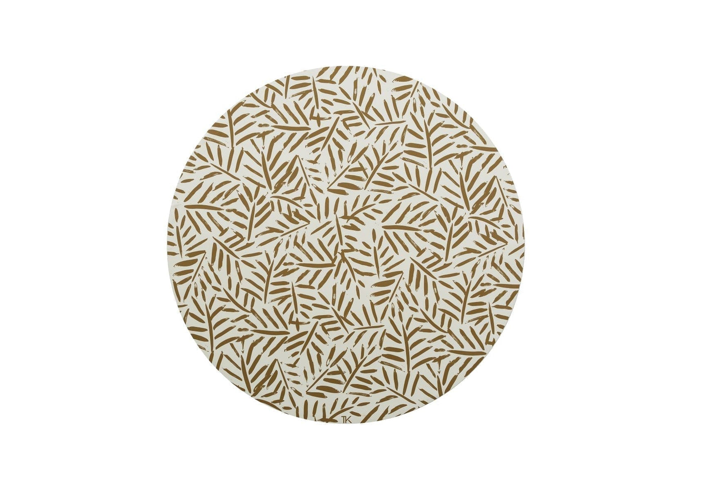 Ocean Leaves Splat Mat in Stone