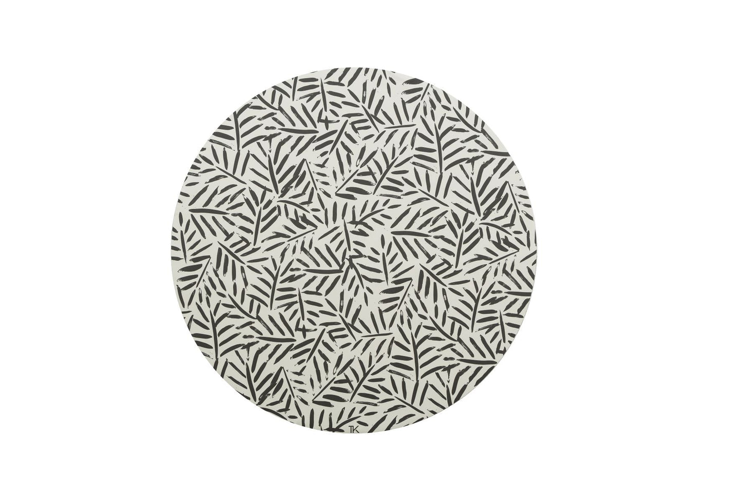 Ocean Leaves Splat Mat in Tan