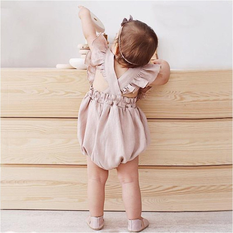 baby girl summer romper