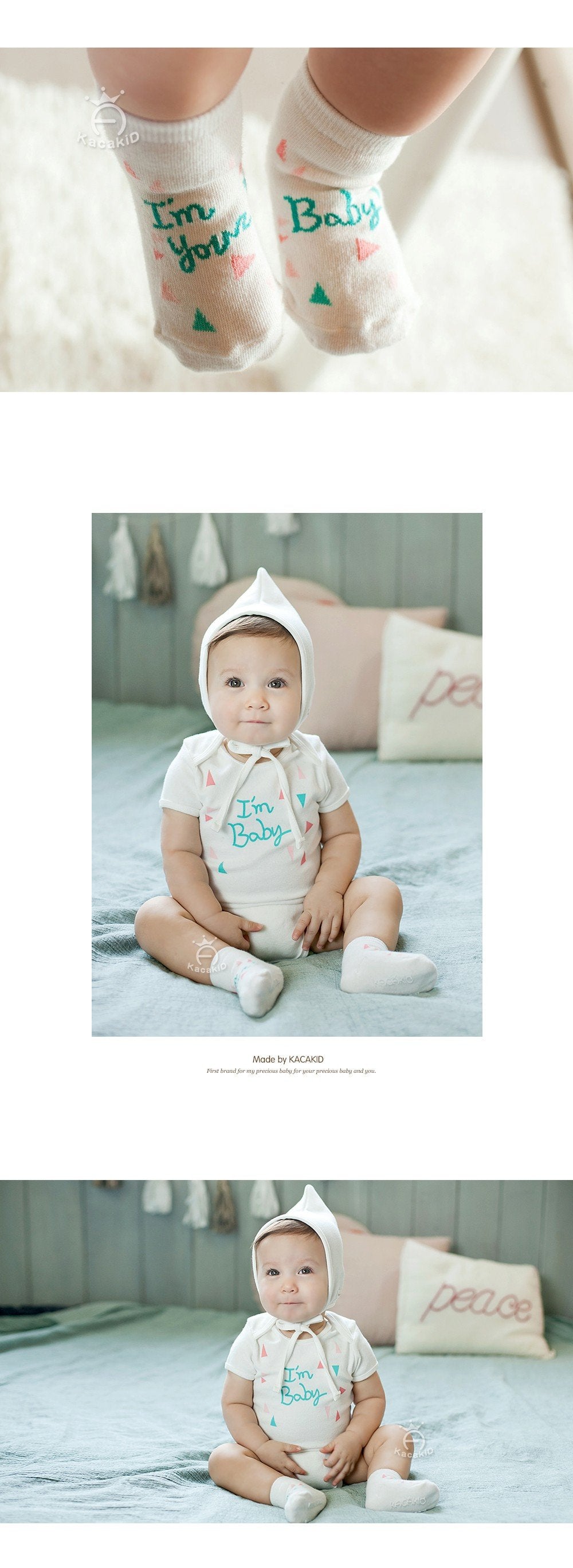 Booboo Baby Socks - Sweet Jungle Baby