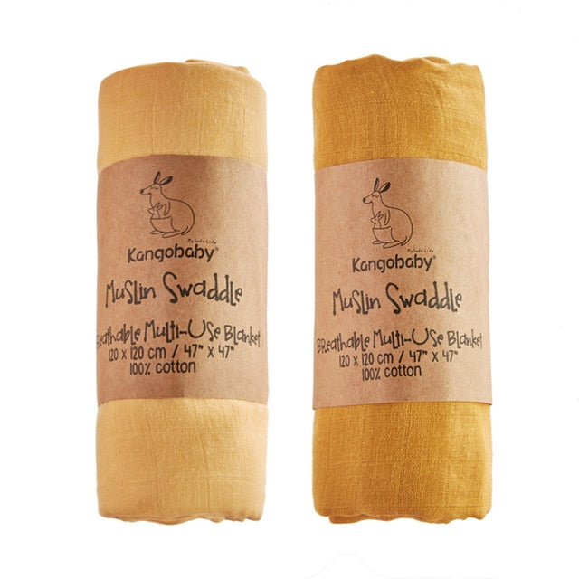 2 pack yellow and soft yellow Swaddle