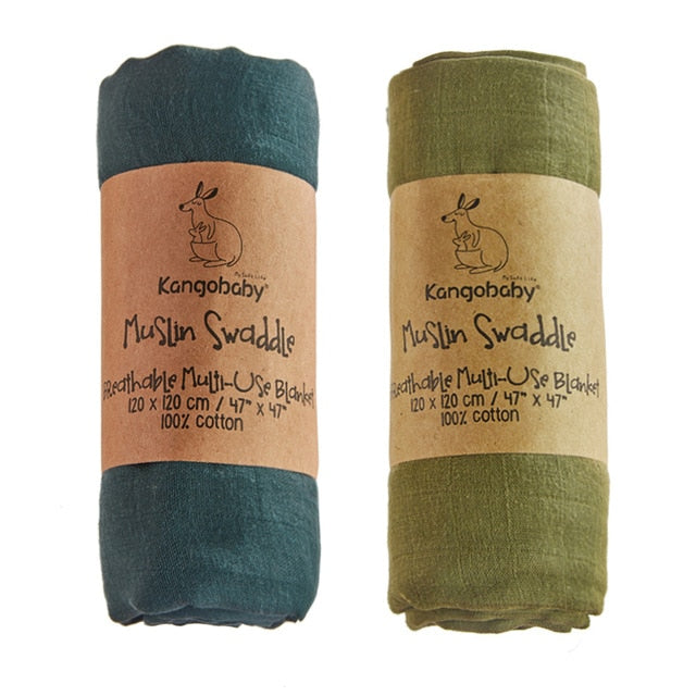 2 pack blue and green Swaddle