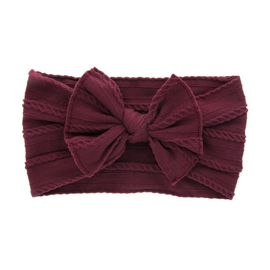 Burgandy Toddler headband