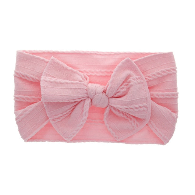 nordic kids accessoris Pink baby bow headband