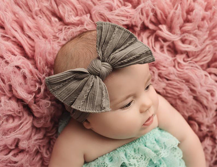 Grey Baby headband