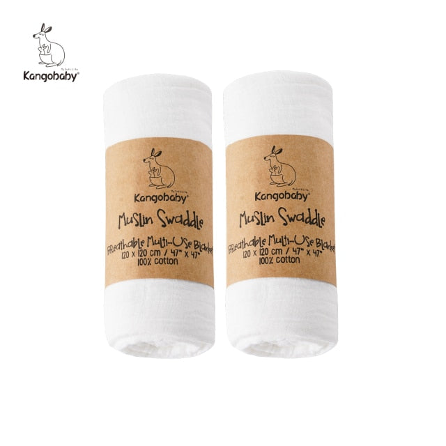 2 pack Swaddle white
